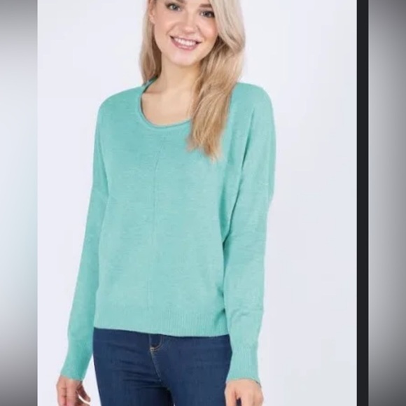 dreams by dobut Sweaters - Dreams by dobut women’s baby blue round neck sweater shirt​